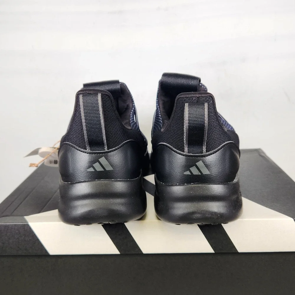 Adidas Lite Racer Adapt 7.0 Mens Size 11 WIDE Black Grey Slip On Running Shoes